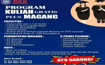Info Loker BKK SMK PGRI Situraja - Program Kuliah Gratis Plus Magang